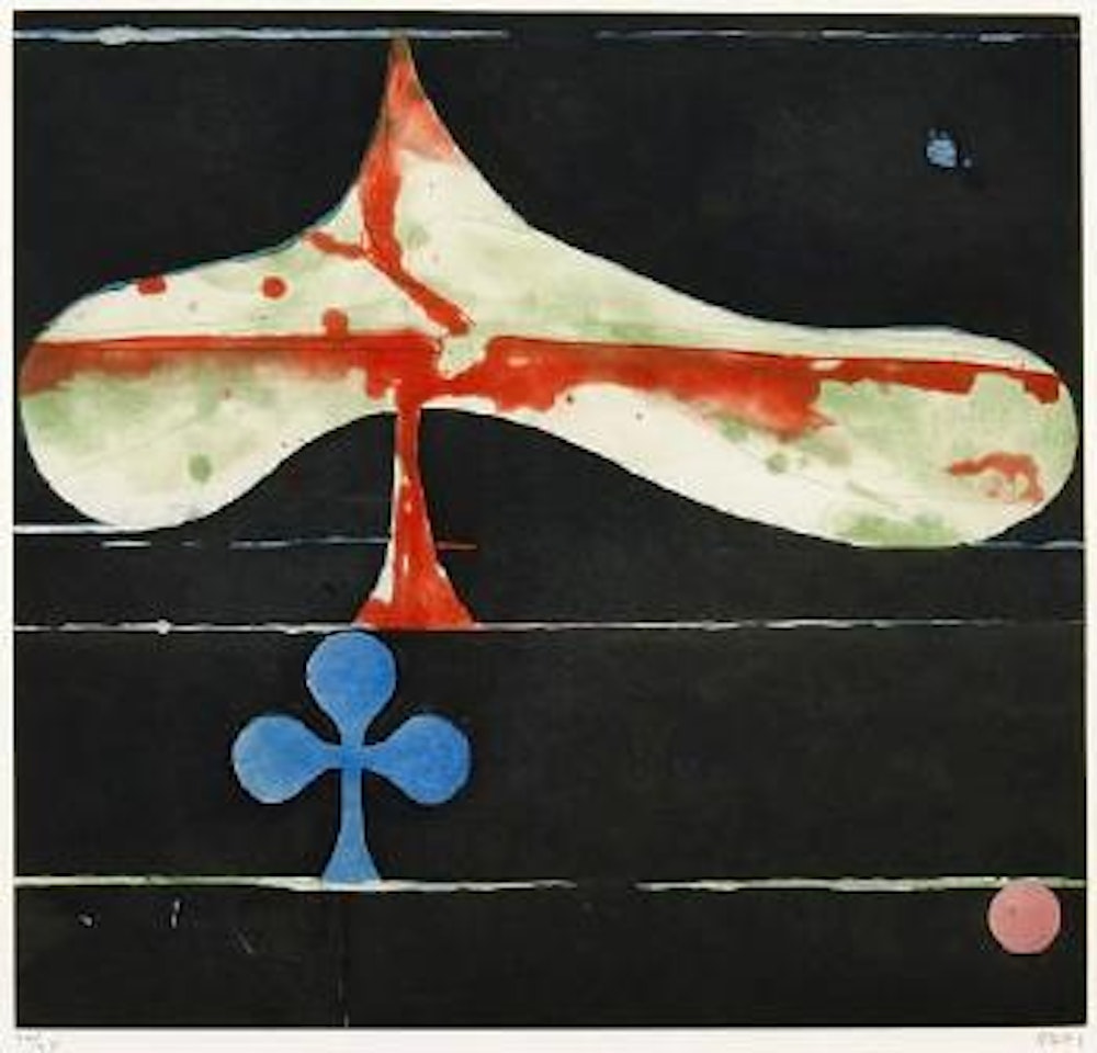 Spreading spade, from clubs and spades by Richard Diebenkorn