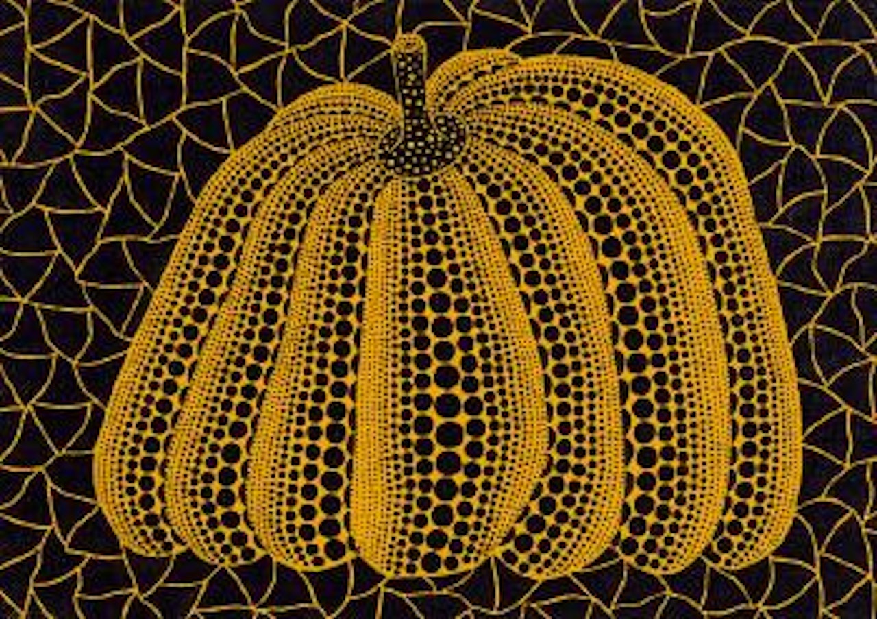 Pumpkin (yellow) by Yayoi Kusama