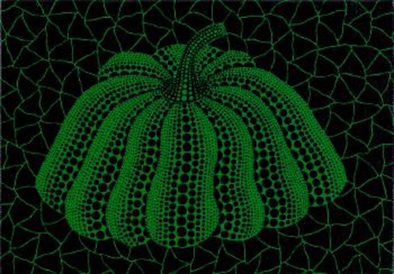 Pumpkin (green) by Yayoi Kusama