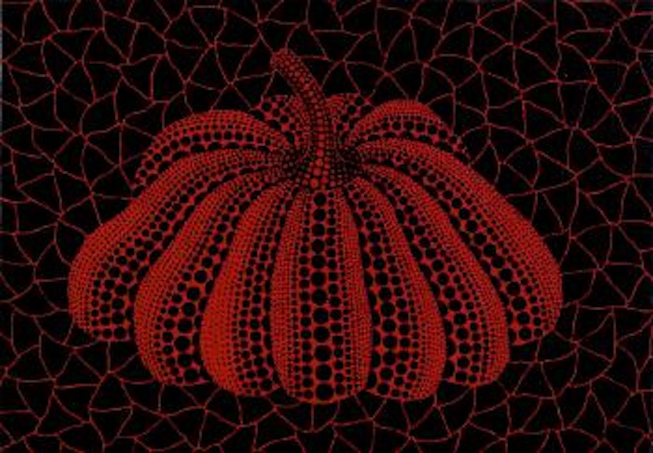 Pumpkin (red) by Yayoi Kusama