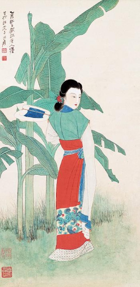 Lady by Zhang Daqian