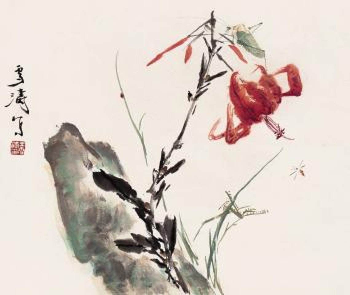 Grass and insects by Wang Xuetao