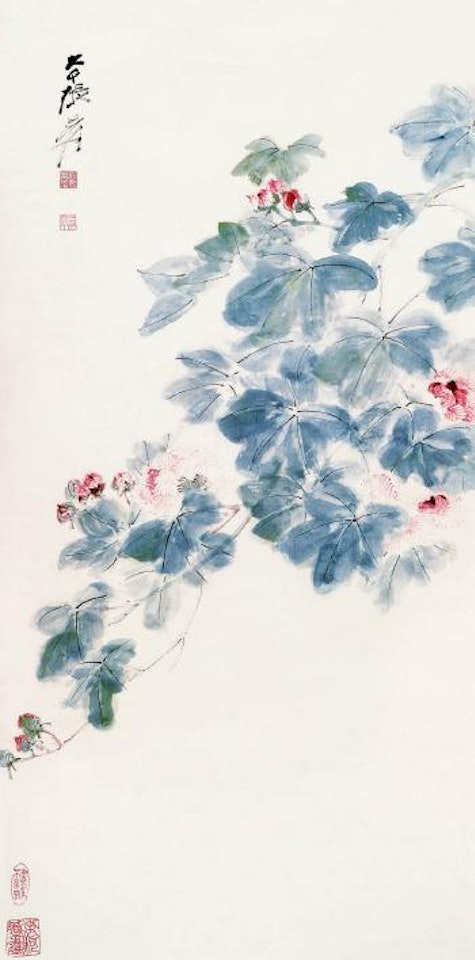 Flowers by Zhang Daqian