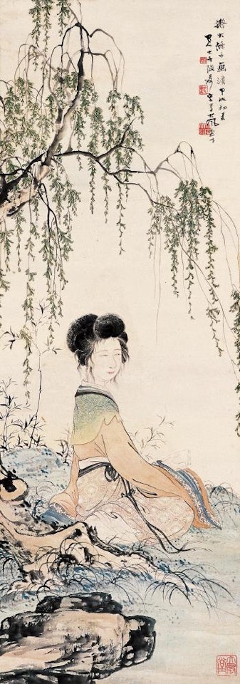 Lady by Zhang Daqian