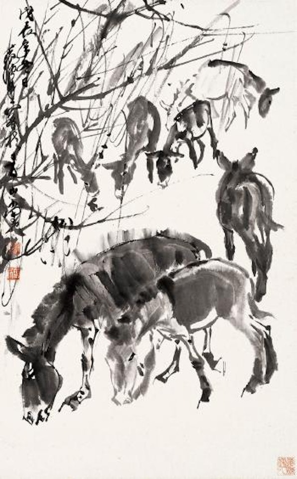 Donkeys by Huang Zhou
