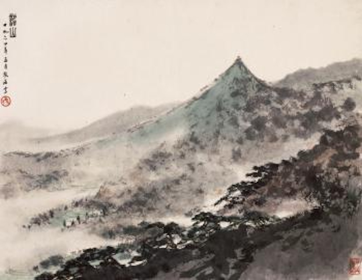 Shaoshan Mountain by Fu Baoshi
