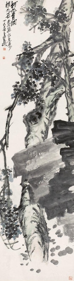 Sprout on old tree by Wu Changshuo
