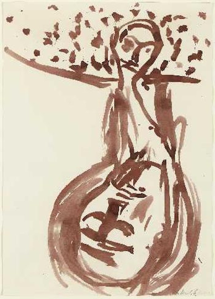 Ohne Titel (Christuskopf) by Georg Baselitz