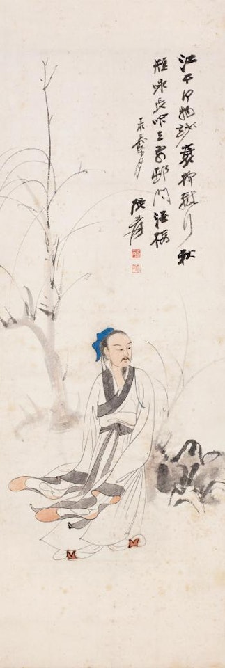 Recite along the river by Zhang Daqian