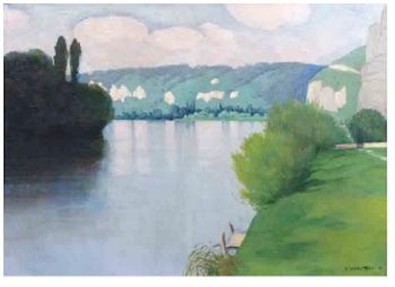 La Seine près les Andelys by Félix Vallotton