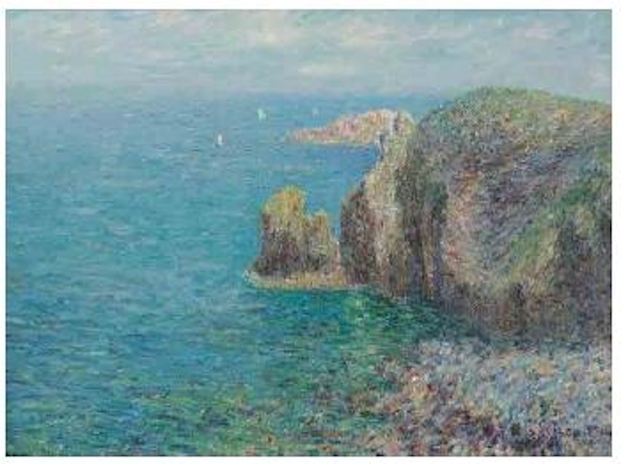 L'amas du cap Frehel by Gustave Loiseau