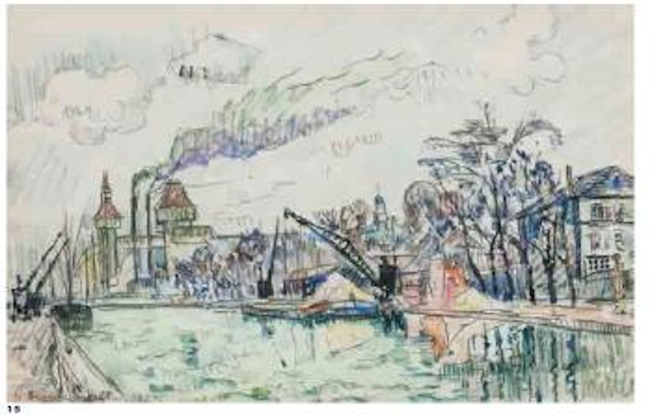 Canal de l'Ourcq by Paul Signac