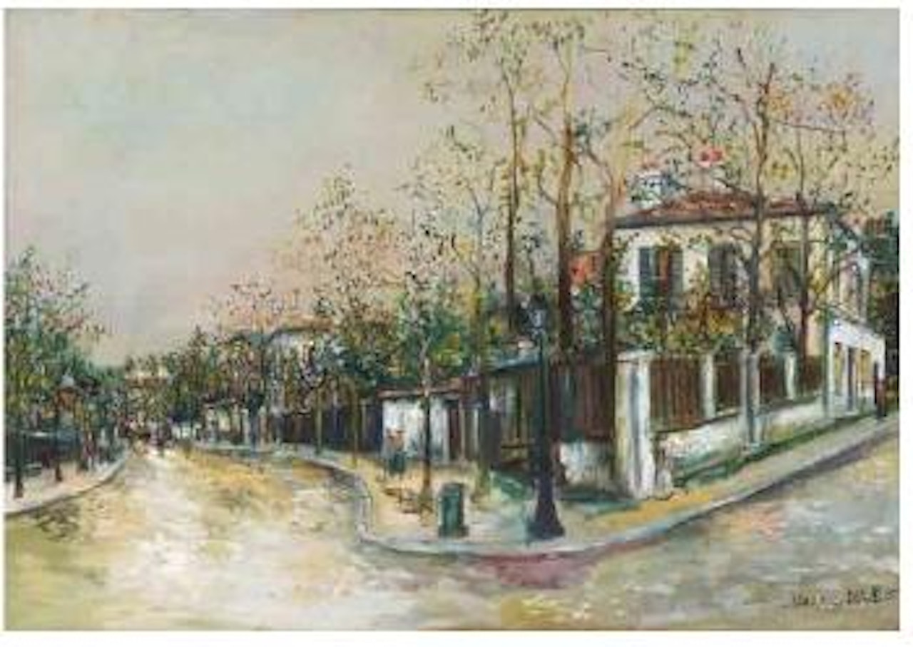Rue à Sannois by Maurice Utrillo