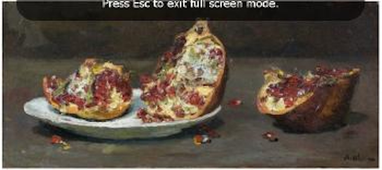 Nature morte aux grenades by Jean Baptiste Olive