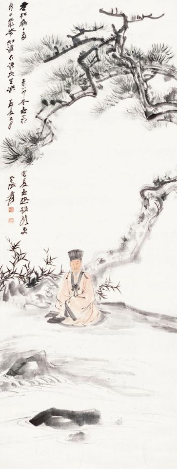 Figure by Zhang Daqian