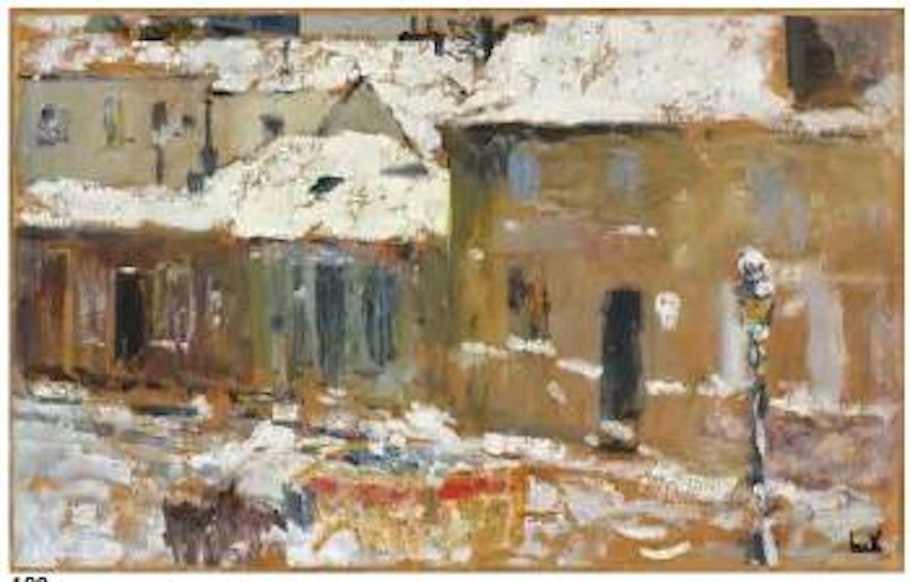 Rue de Paris sous la neige by Louis Valtat