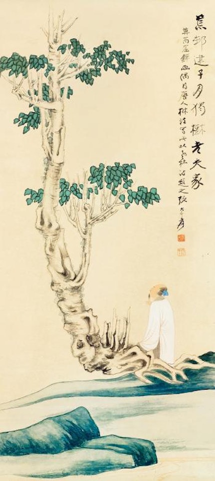 Figure by Zhang Daqian