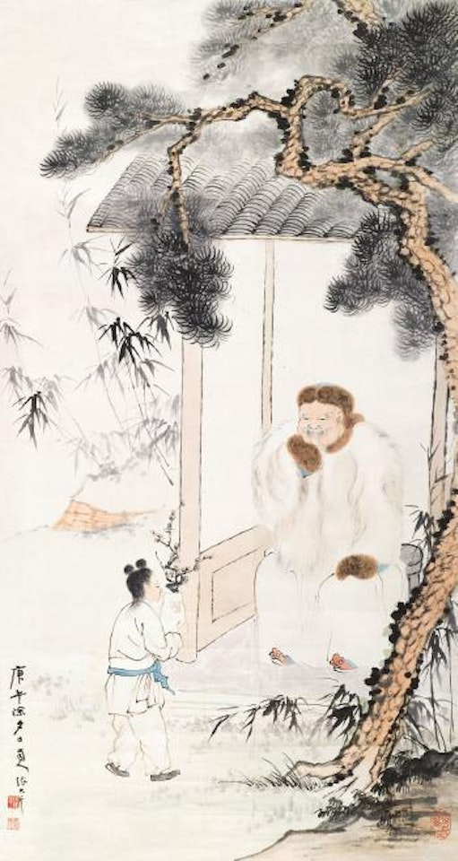 Figures by Zhang Daqian