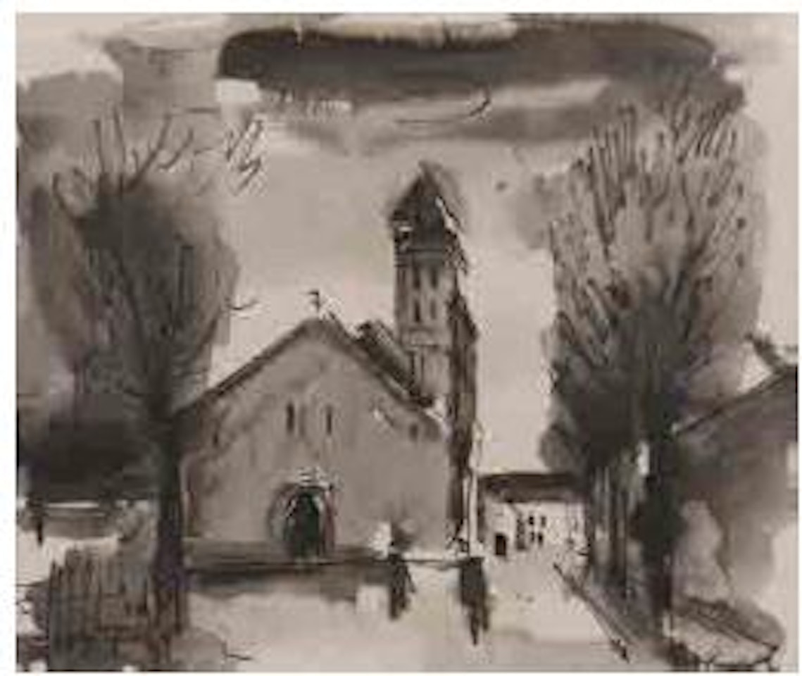 L'eglise du village by Maurice de Vlaminck