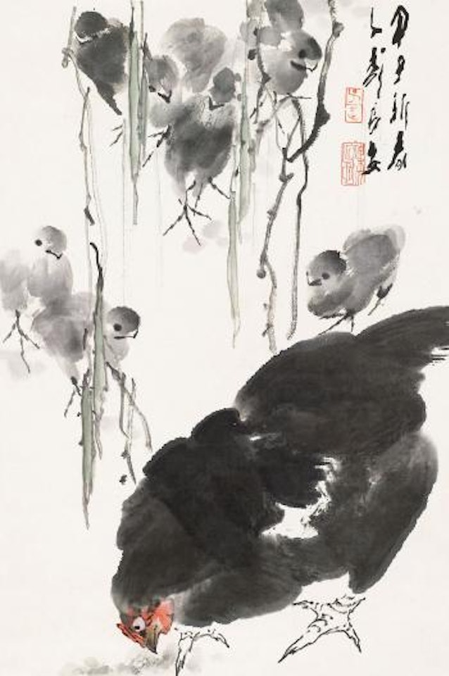 Hen by Wang Ziwu