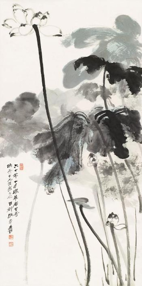 Lotus by Zhang Daqian