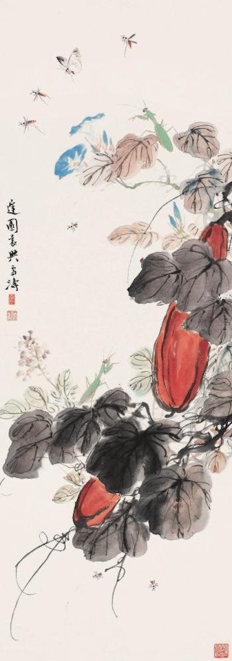 Morning garden by Wang Xuetao