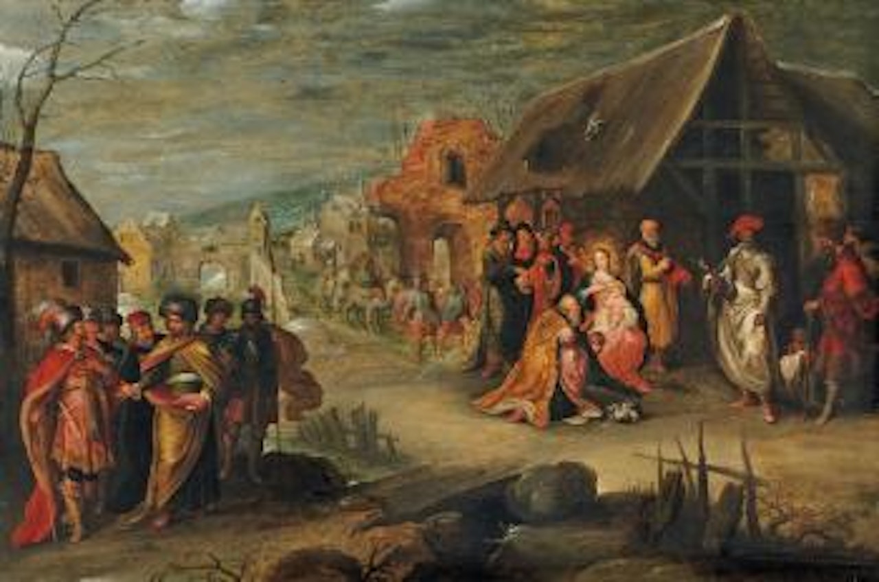 Anbetund der Könige by Frans Francken II
