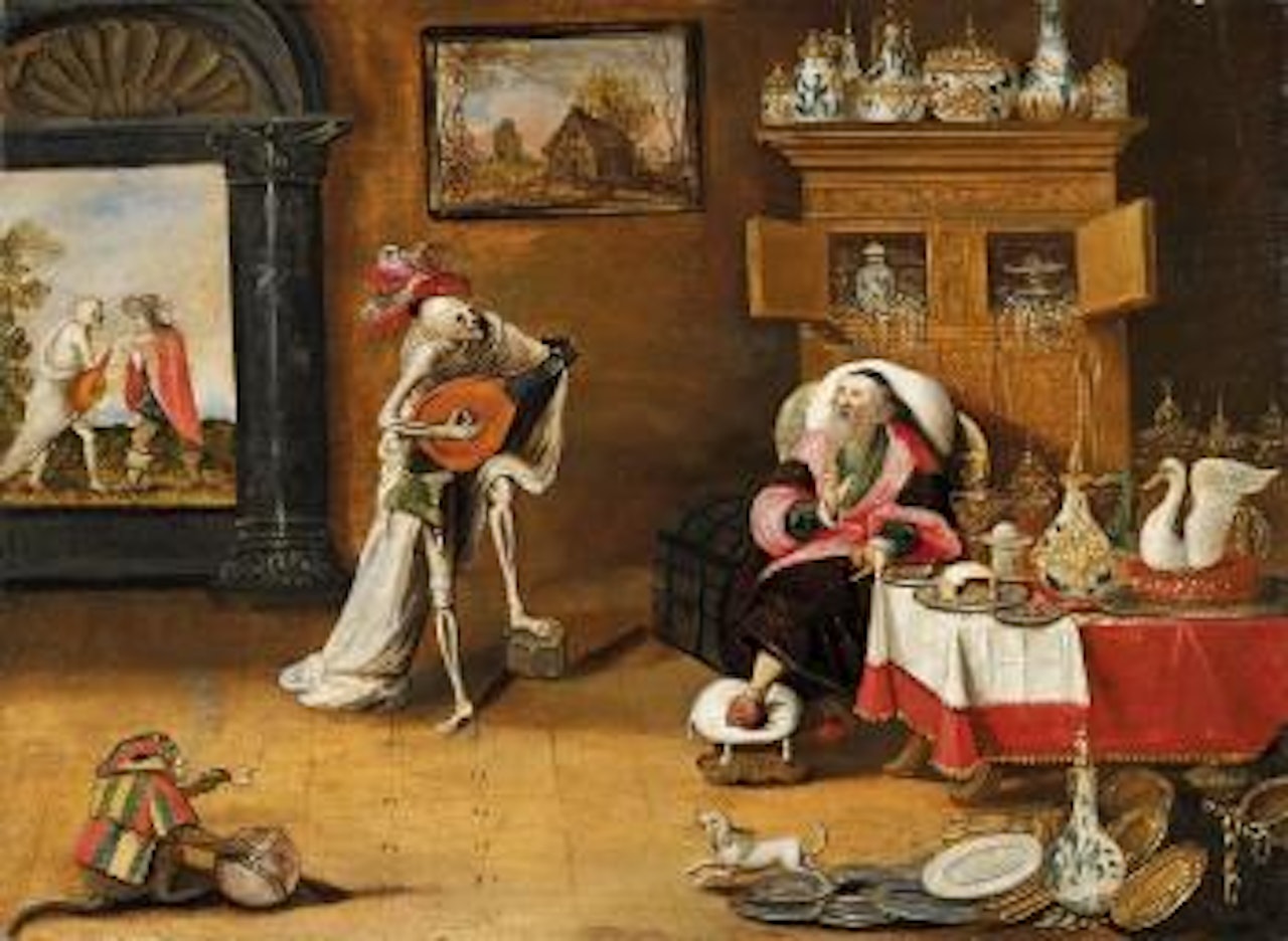 Vanitas-Darstellung by Flemish School
