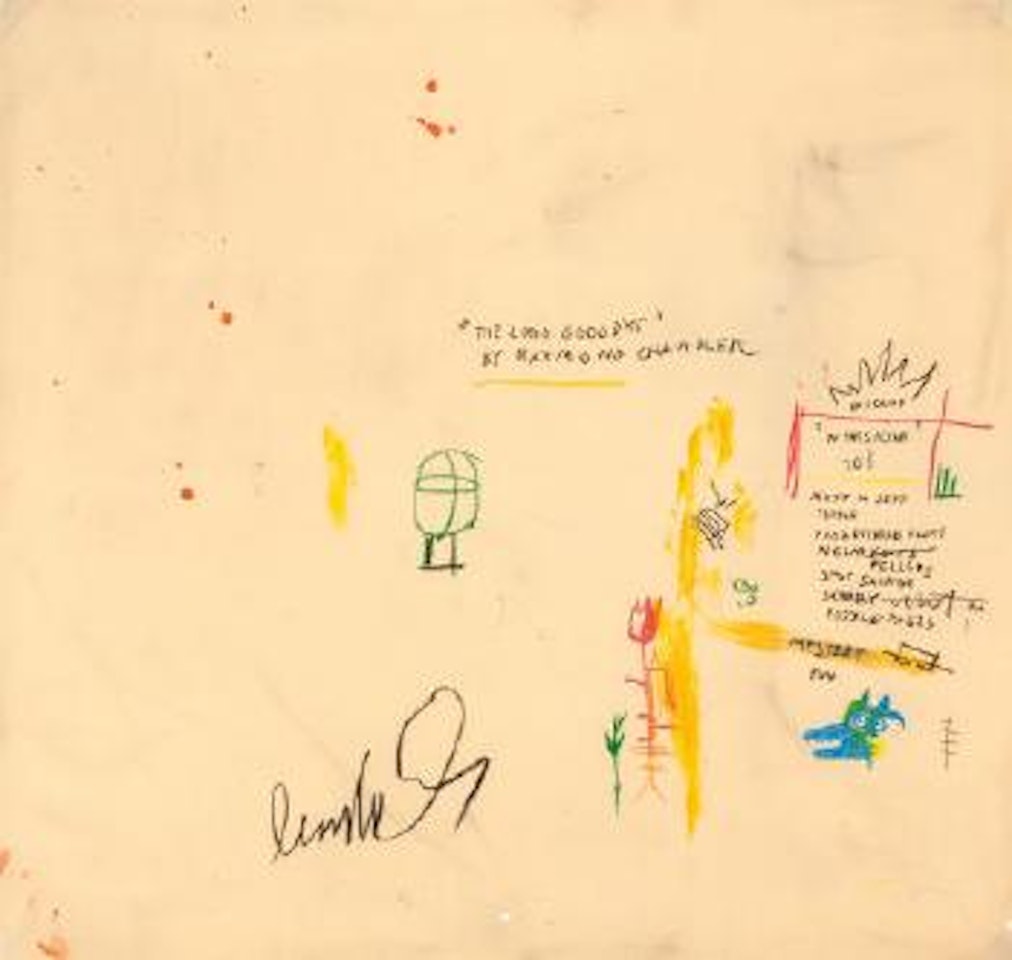In color by Jean-Michel Basquiat
