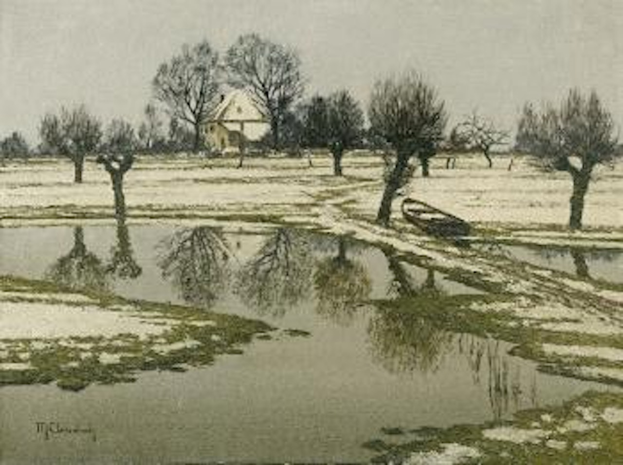 Haus Werth in Wittlaer by Max Clarenbach