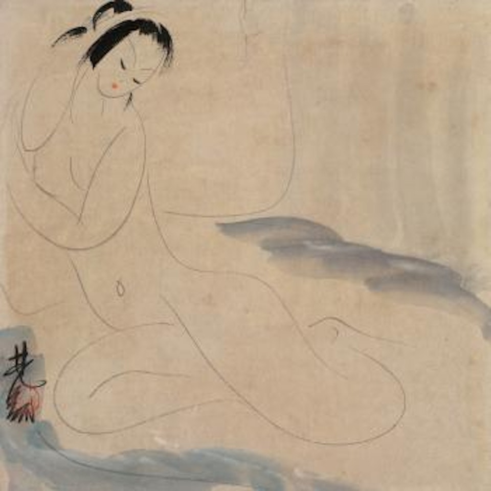 Nude by Lin Fengmian
