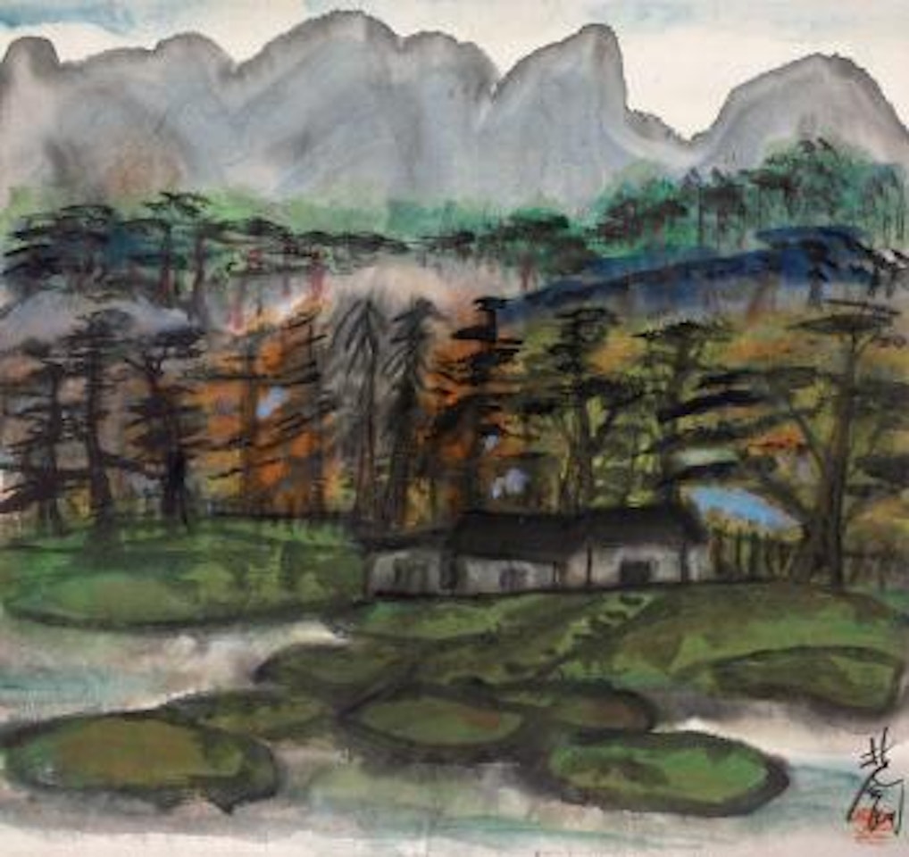 Landscape by Lin Fengmian