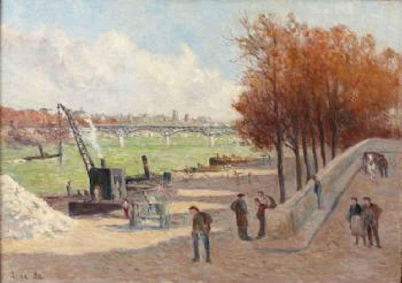 Bords de Seine (quai Malaquais) by Maximilien Luce