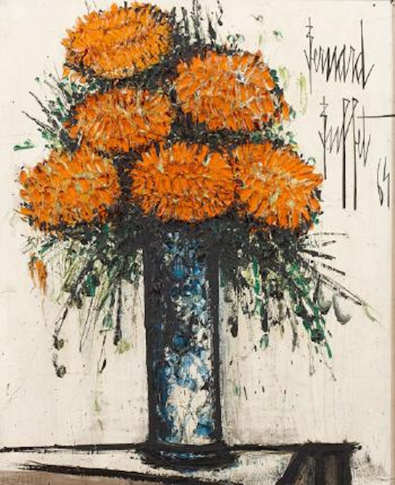 Bouquet de dahlias by Bernard Buffet
