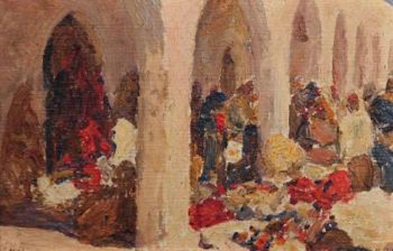 Medenine, le marché by Alexandre Roubtzoff