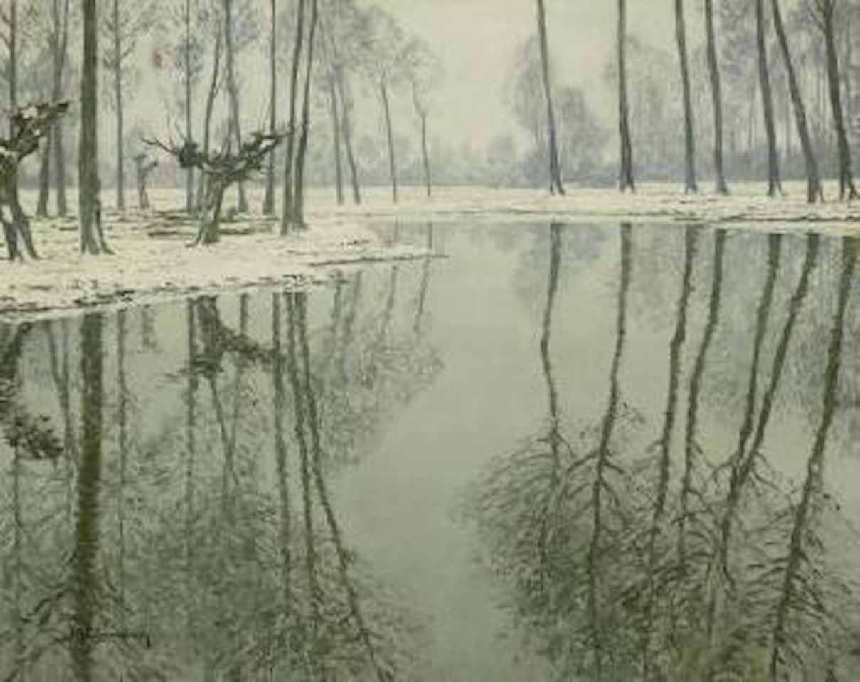 Winter an der Erft by Max Clarenbach