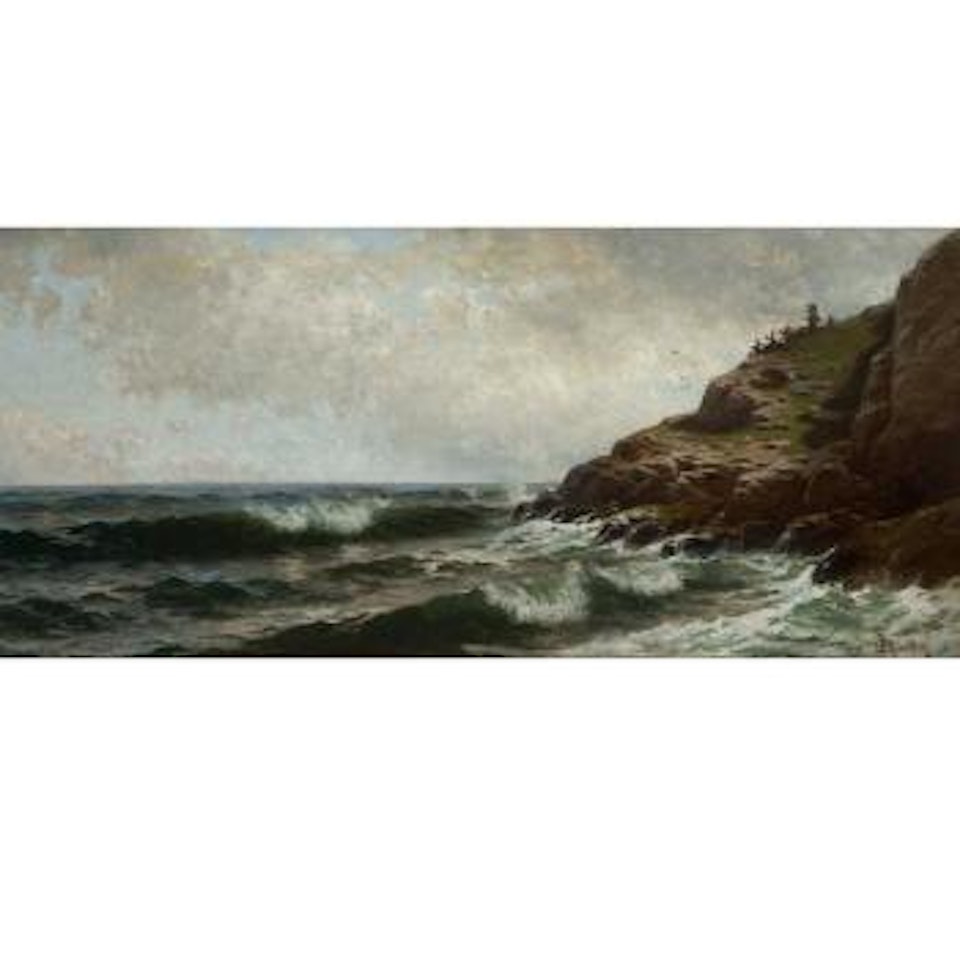 On the coast of Maine (incoming tide at the point, Sakonnet, Rhode Island) by Alfred Thompson Bricher