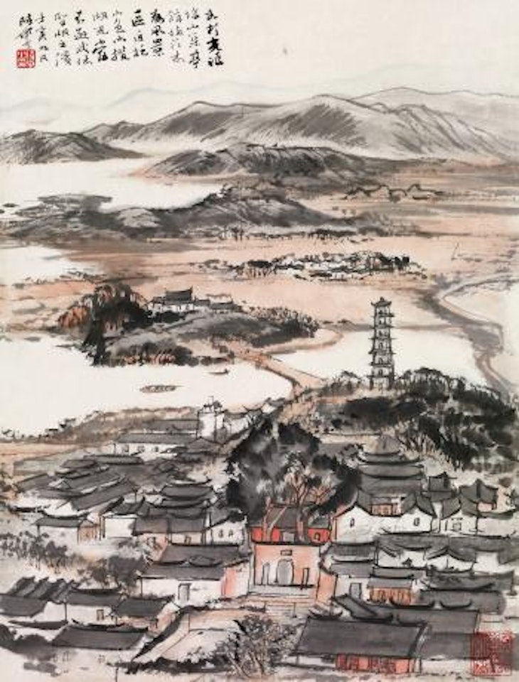 Guangfu Tower by Lu Yanshao