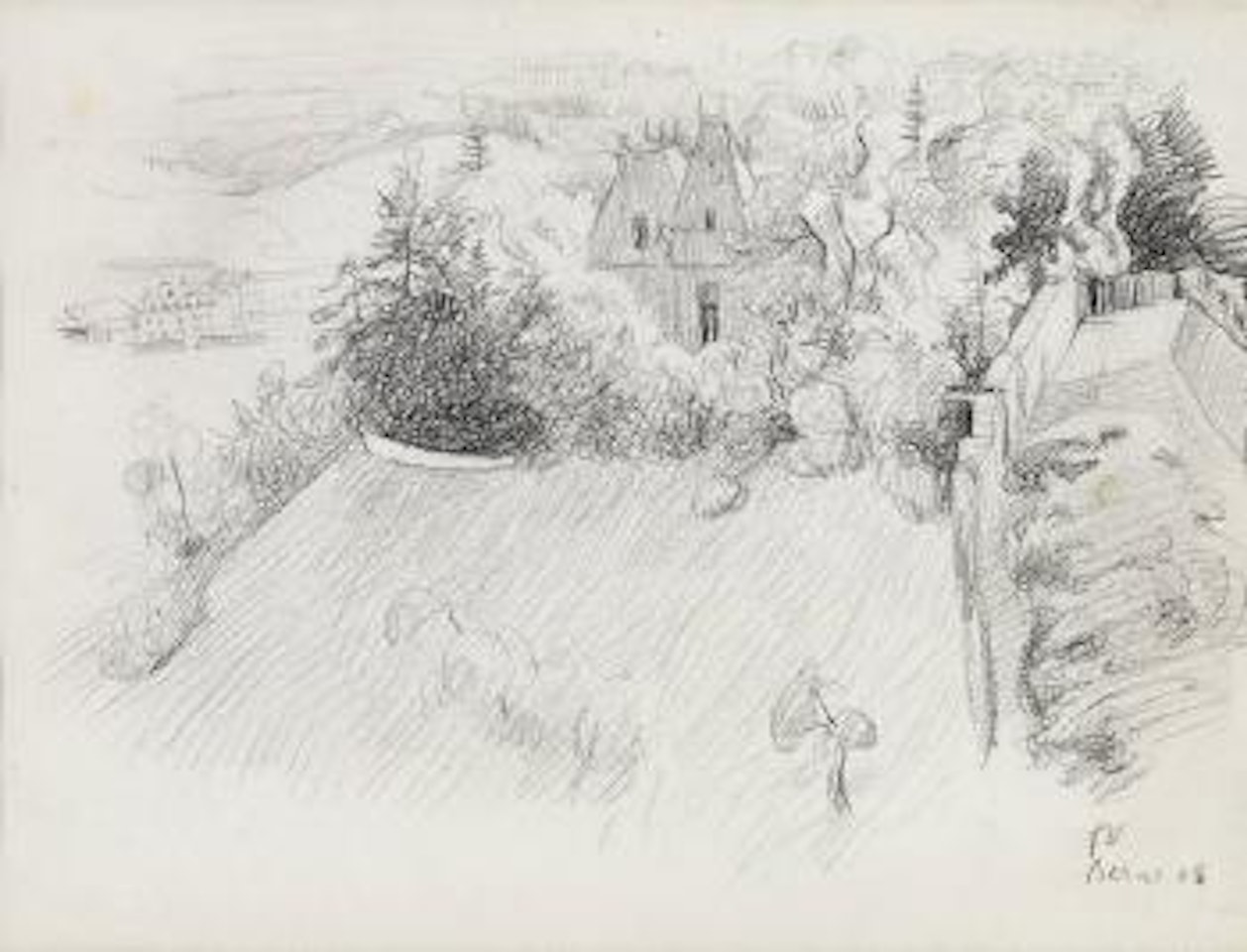 Herrschaftshaus bei Bern by Félix Vallotton