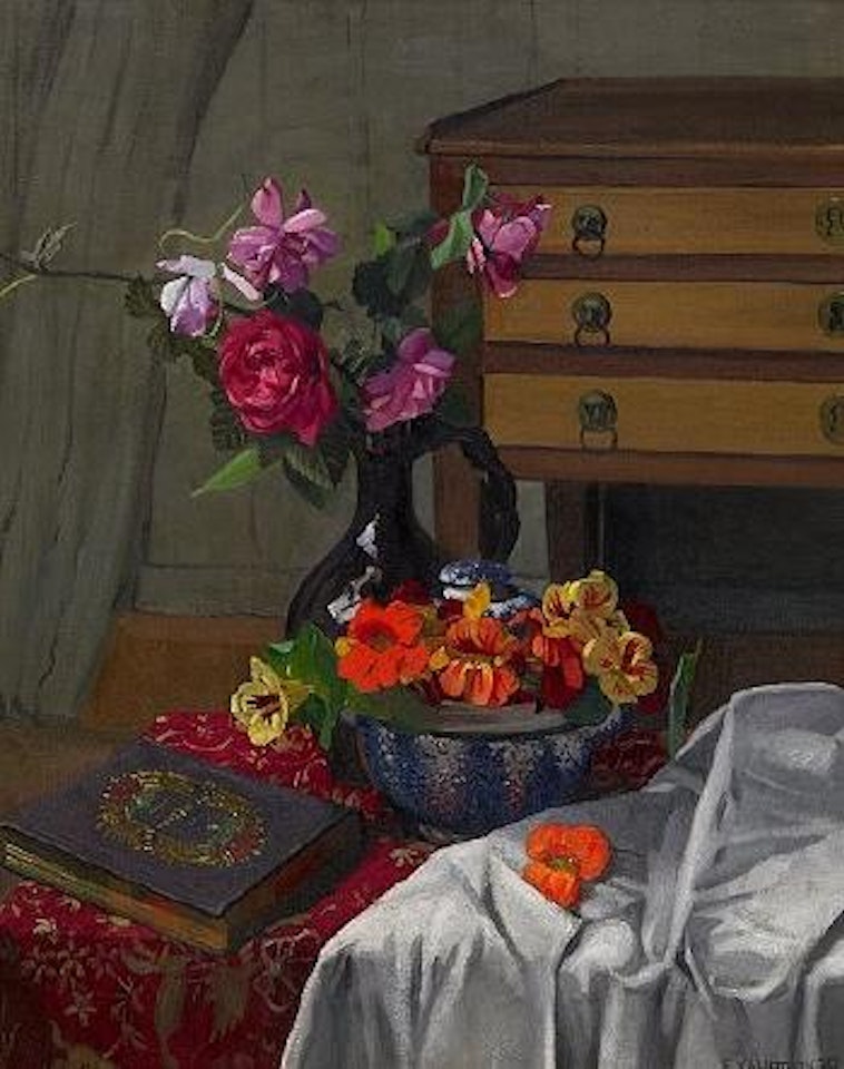 Roses et capucines by Félix Vallotton