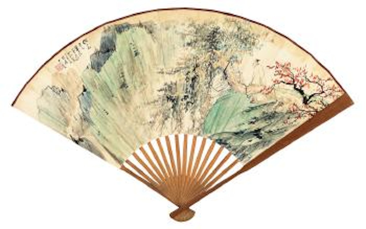 Painting and caligraphy by Zhang Daqian