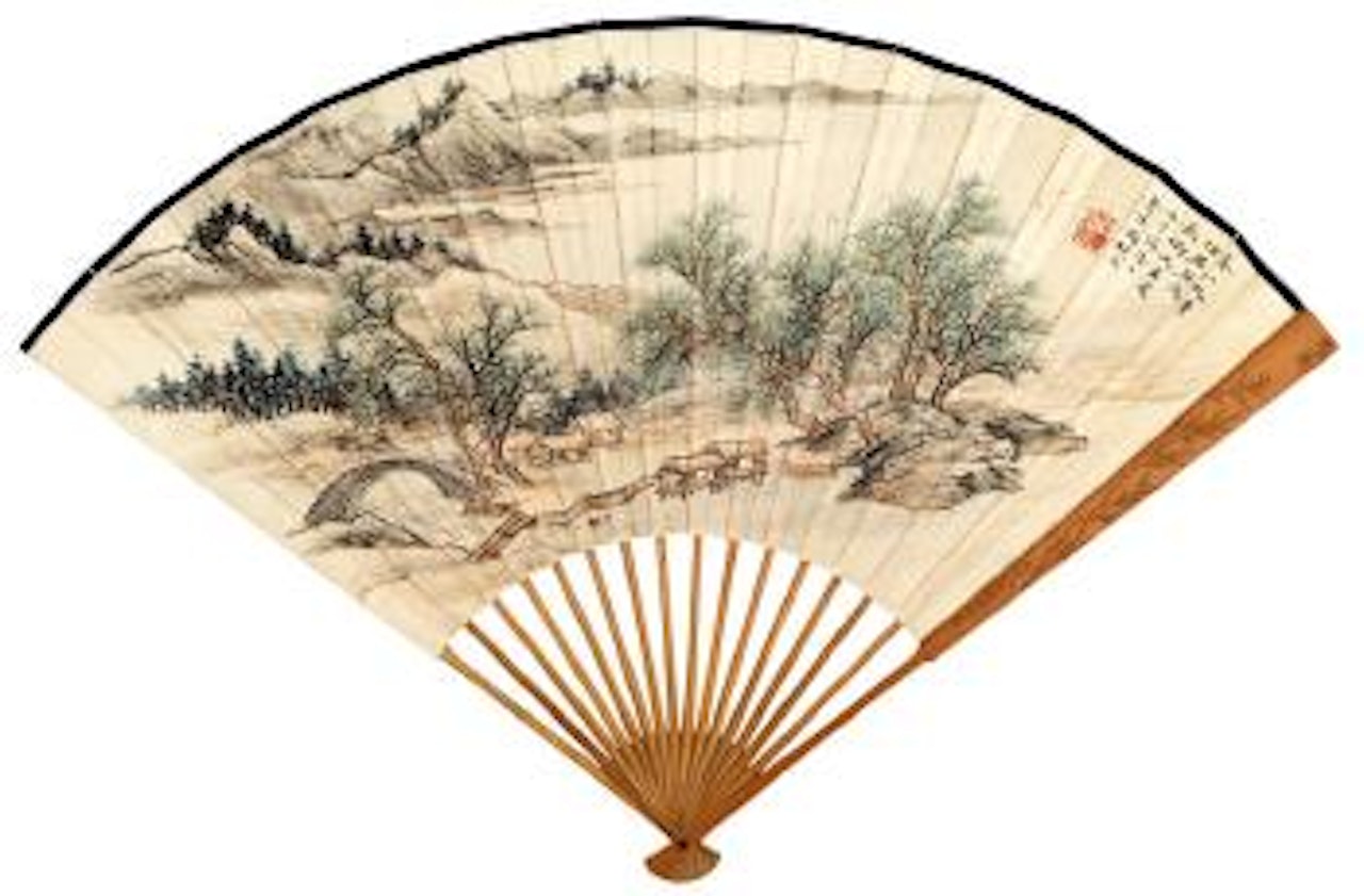 Bamboo and stone by Feng Chaoran by Wu Hufan