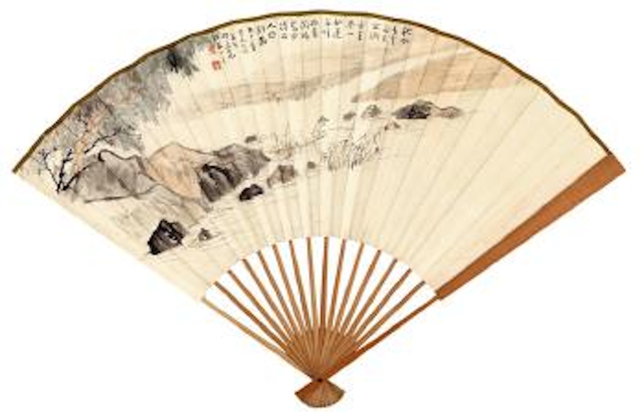 Painting and caligraphy by Zhang Daqian