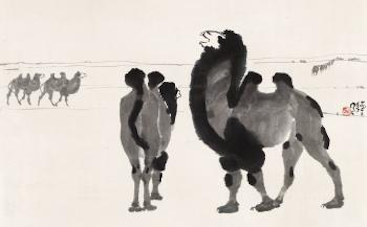 Camels by Wu Zuoren