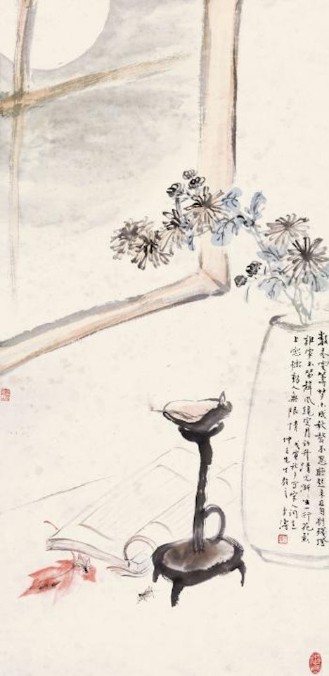 Corner of study room by Wang Xuetao
