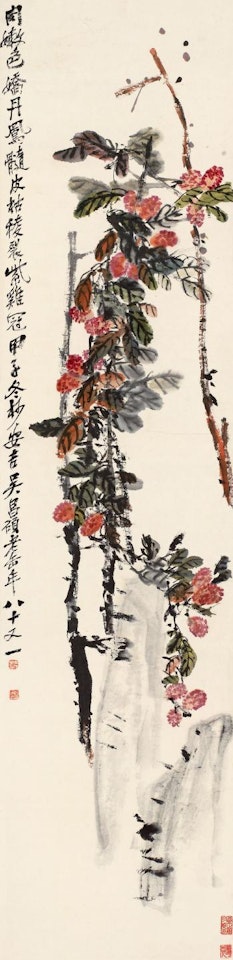 Litchis by Wu Changshuo