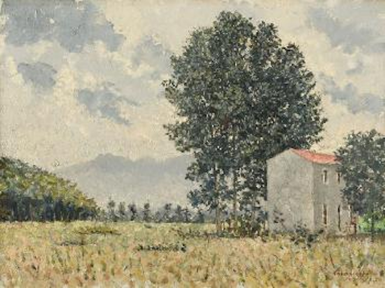 Campagna a lido di Camaiore by Giovanni Colacicchi