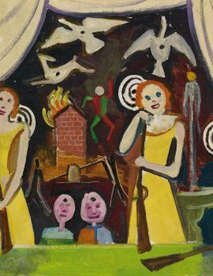 Schießbude (Entwurf) by Karl Hofer