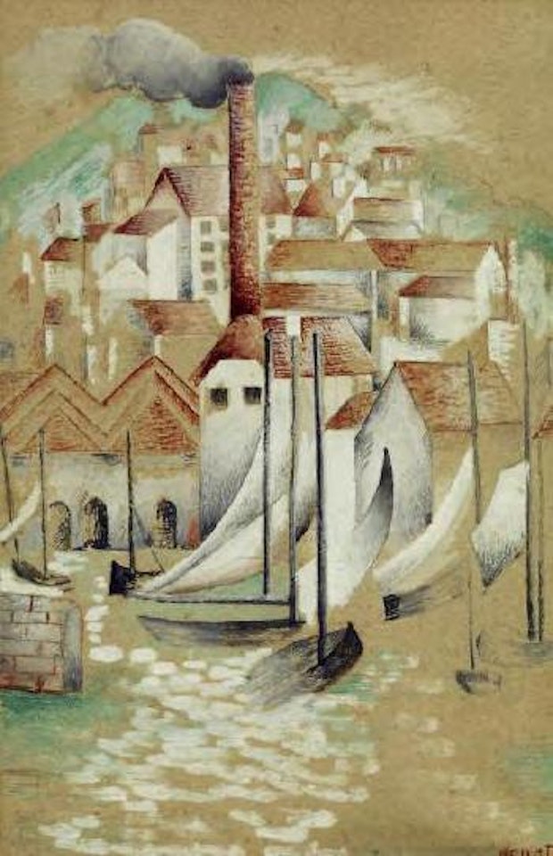 Voilier au port by Serge Férat