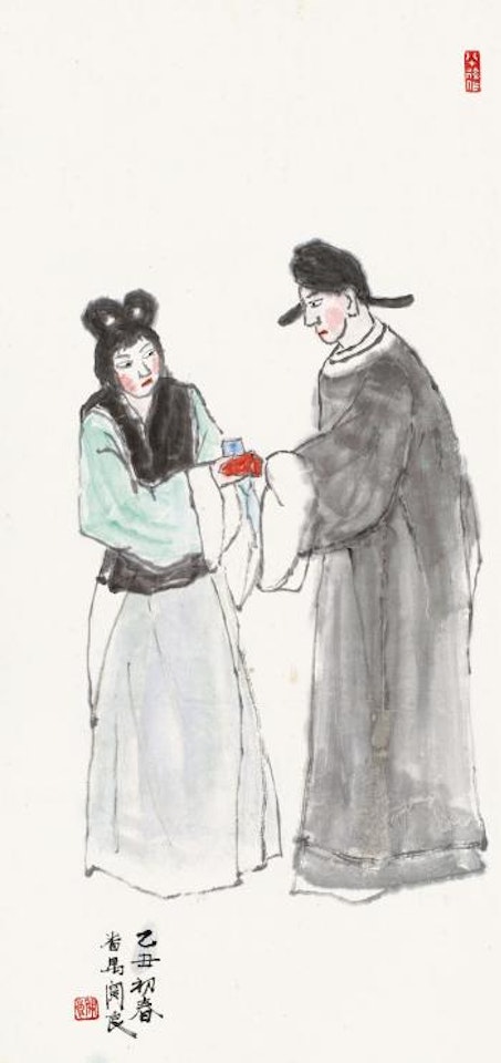 Dramatic characters by Guan Liang